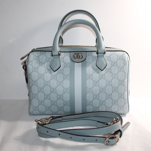 NWT GUCCI GG Supreme Web Tonal Ophidia Top Handle Duffle Shoulder Bag 772061 - Picture 2 of 11